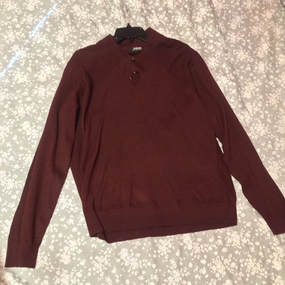 Murano men long sleeve sweater shirt .